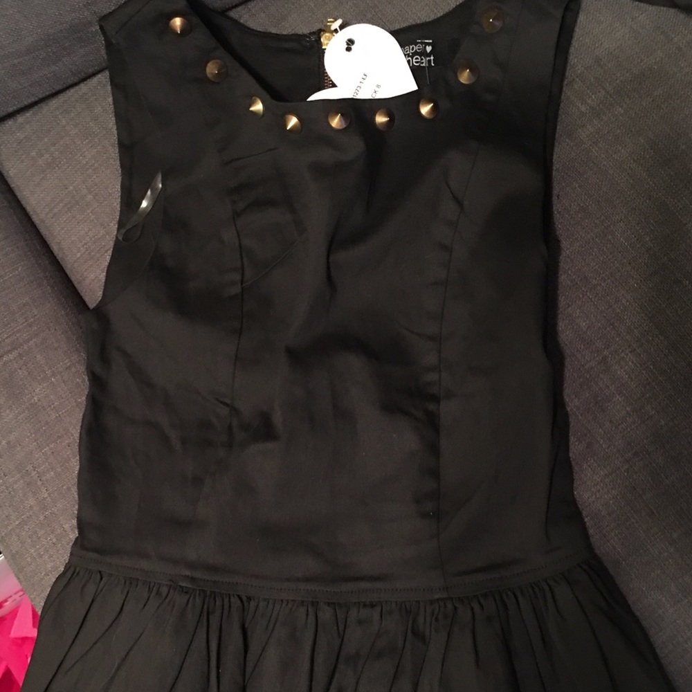 LF Paper Heart Peplum Top NWT SOLD